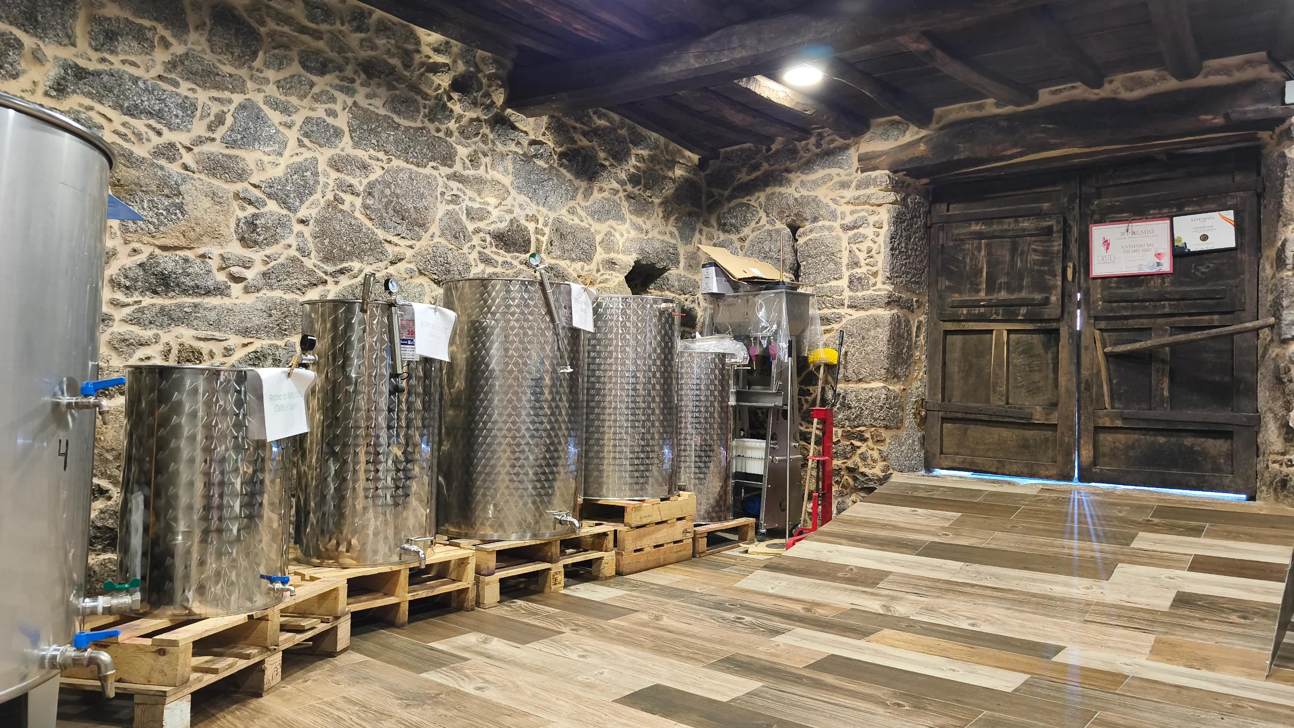 Interior de la bodega