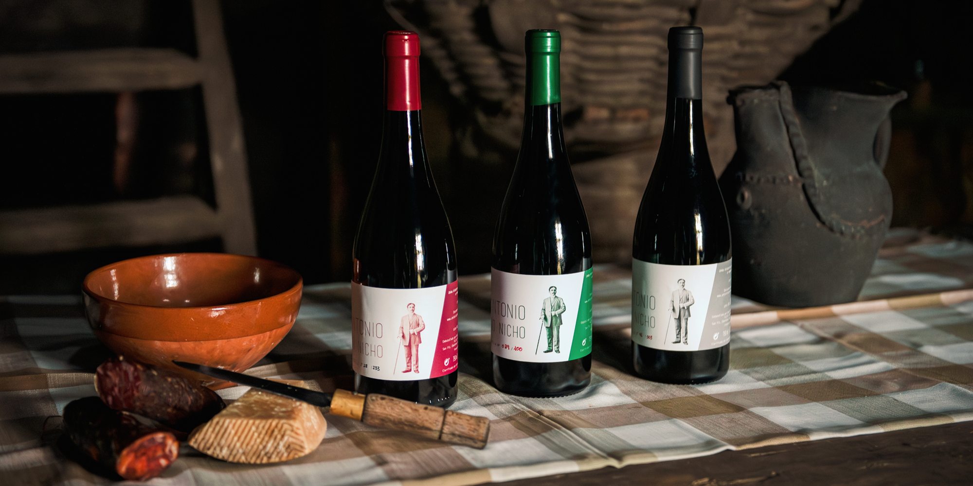Botellas de Antonio do Nicho